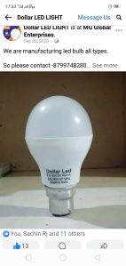 Dollar led bulb 9w