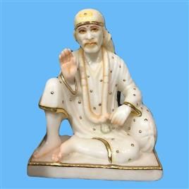 3 Feet Marble Sai Baba Statue