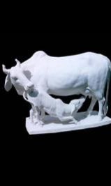 Marble Cow Statue