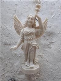 White Marble Fairy Statue