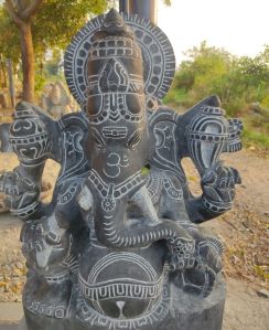 Lord Ganesha Stone Statue