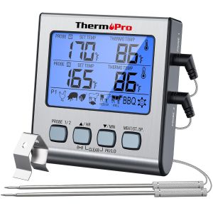 Digital Dual Wired Probe Food Thermometer
