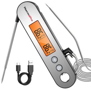 ThermoPro TP610 Digital Dual Probe Wired and Foldable Food Thermometer