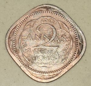 2annas old coin 1926