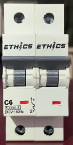 Ethics Singal Phase MCB with High Over Voltage Protection