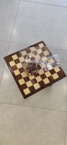 wooden chess board