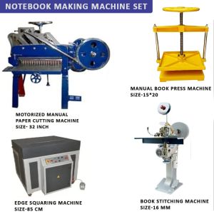 Semi Automatic Notebook Making Machine