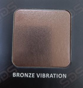 Bronze Vibration finish ss pvd sheet by sds
