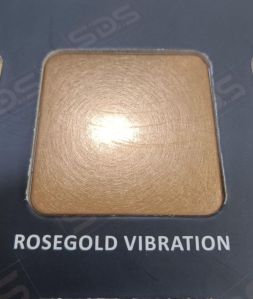 Rosegold Vibration Finish SS Sheet By Sds