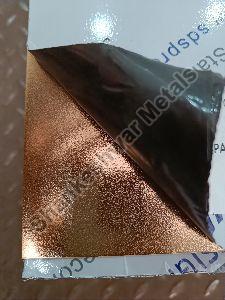 Rosegold Starlight PVD Coating Stainless Steel Sheet by sds