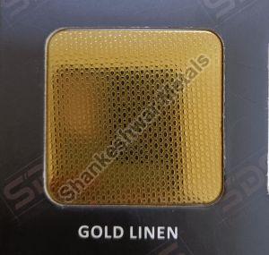 gold linen 304ss pvd designer sheet