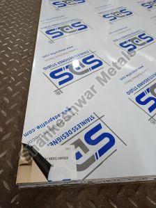 Nickel Mirror Finish pvd coating stainless steel 304 grade sheets by SDS