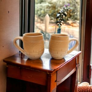 handmade terracotta lassi juice coffee mug