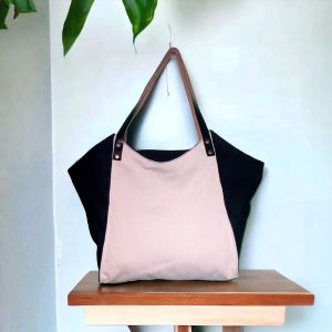 reusable shoulder canvas tote bag