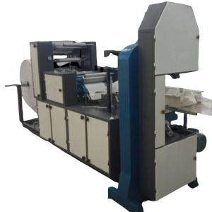 Single Size Paper Napkin Making Machine With Single Color &amp;amp; Single Embossing Unit