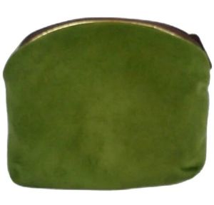 Green Velvet Jewellery Pouch