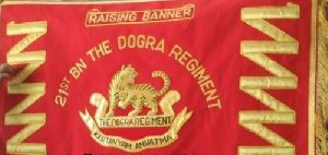 DOGRA REGT TABLE CLOTH FLAG