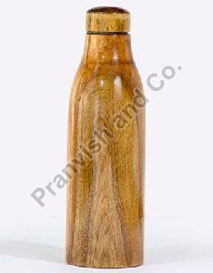 PVC-136 Glass Wooden Bottle