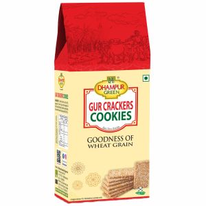 Dhampur Green Gur Crackers Cookies 200gm