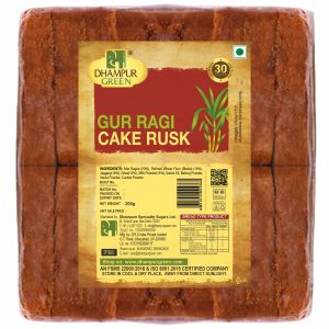 Dhampur Green Gur Ragi Cake Rusk 200gm