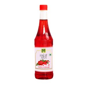 Tazgi e Gulab Rose Sharbat Syrup for Milk Drinks, 750ml