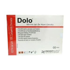 Prevest Dolo EDTA Gel Dental Root Canals Preperation Material 4x2 gm Syr