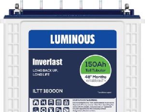 Luminous Inverlast ILTT 18000N Tall Tubular Inverter Battery