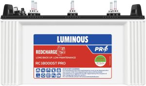 Luminous Red Charge RC 18000ST Pro Tubular Inverter Battery