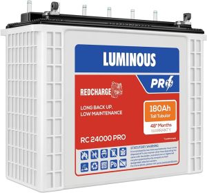 Luminous Red Charge RC 24000 Pro Tubular Inverter Battery