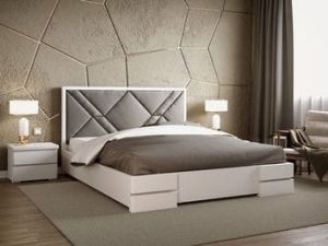 Sanctuary Design Double Bed With Side Table