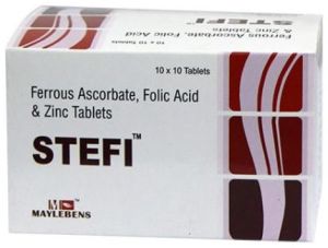Ferrous Ascorbate Folic Acid & Zinc Tablets