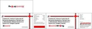 Calcitriol IP 0.25 Mcg +Calcium Carbonate IP 500 Mg + DHA  120 Mg + EPA 180mg + Elemental Boron 1.5