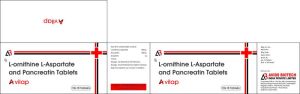 L-OrnithineL-Aspartate150mg+Pancreatin100mgT