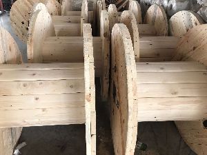 wooden packing drums