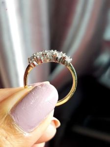 5 Diamond Ring and Lab Grown Diamond  Women Wedding Ring