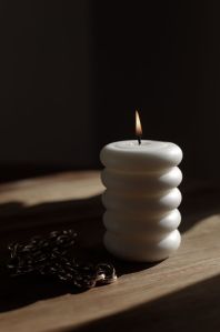 Cylindrical White Pillar Candles