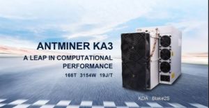 Antminer KA3 166TH/S