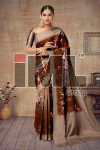 Party Wear Floral Printed Saree