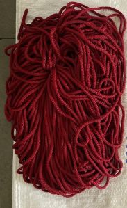 12 No. Red Polyester Yarn Rope