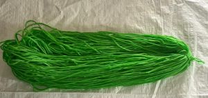 6 No. Green Polyester Yarn Rope