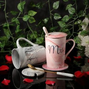 Ceramic Mr and Mrs Couples Coffee Mug