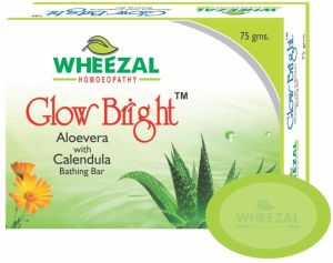 Wheezal Glow Bright Aloevera with Calendula Soap