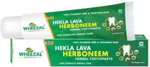 Wheezal Hekla Lava Herboneem Herbal Toothpaste