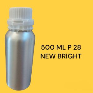 500 ml p 28 new bright aluminium bottle