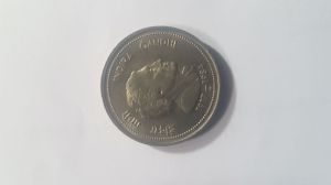 1917-1984 5rupees indira gandhi coin