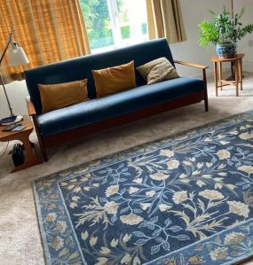 Blue Hand Knotted Persian Rug