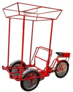 3 Wheel Red Ice Cream Tricycle