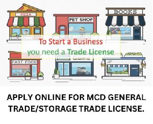 MCD General Trade License