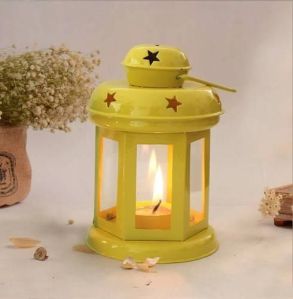 Yellow Tealight Lantern
