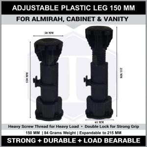 Adjustable PVC legs